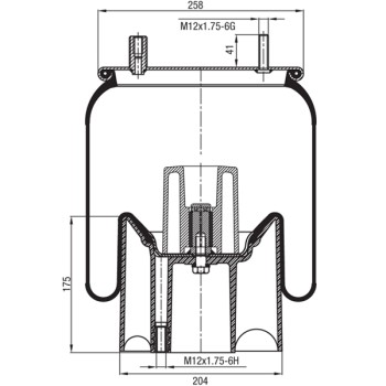 Air Spring Assembly - ROR 9T & Krueger / Trailer